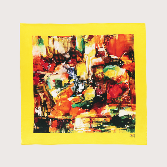 Esotic Story Silk Scarf 90
