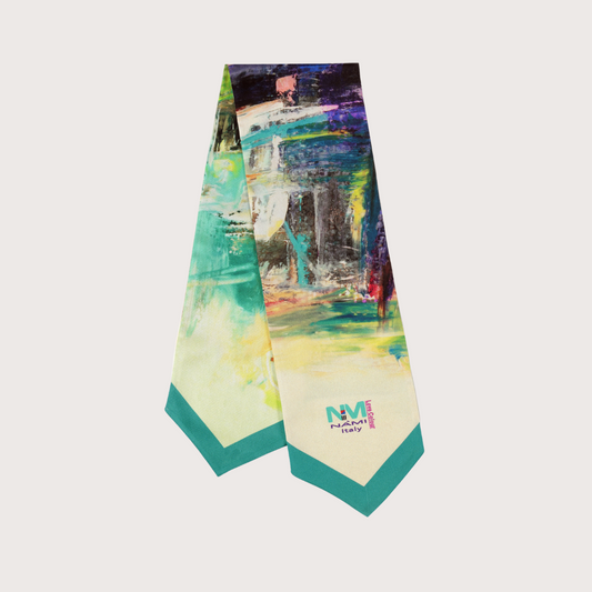 Urban Landscape Silk Neckbow